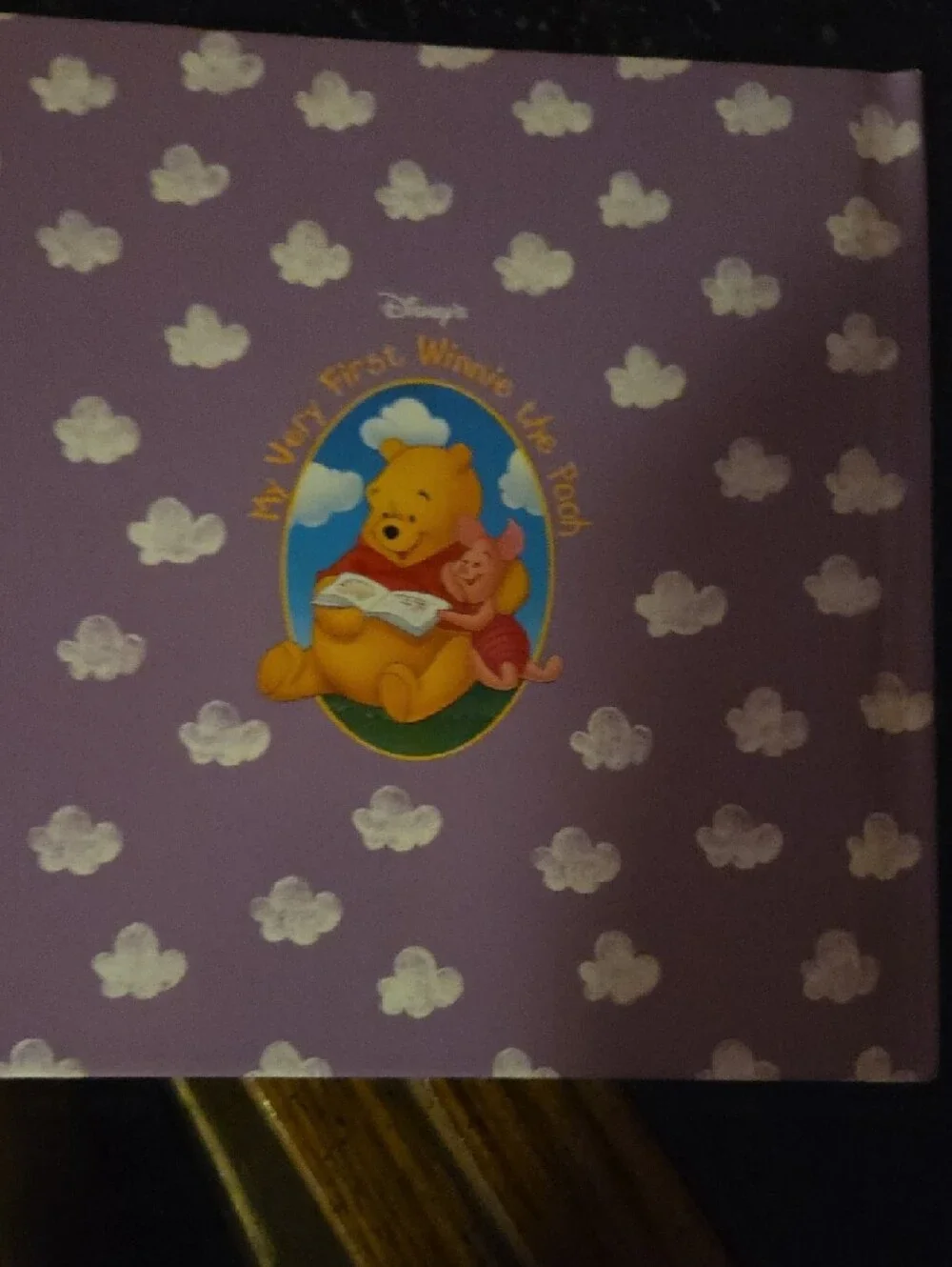 2 Disney Winnie the Pooh Mini Story Books - Lavender Covers